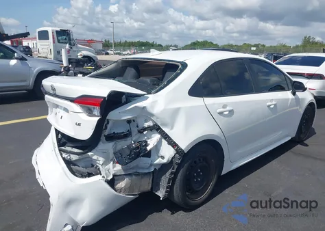 2021 Toyota Corolla Le из США, поврежденный, VIN 5YFEPMAEXMP257763